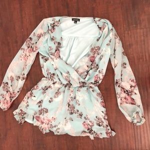 Floral Blue jumpsuits